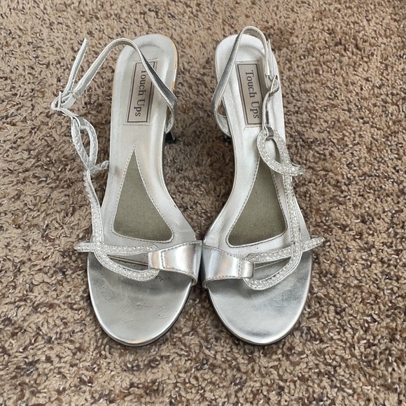 Silver Dress Heels - Picture 2 of 10